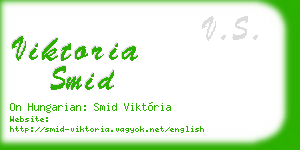 viktoria smid business card