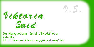 viktoria smid business card